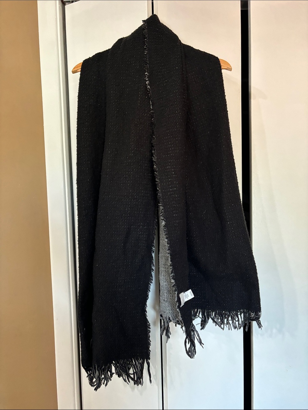A new day Women's Black and grey large scarf